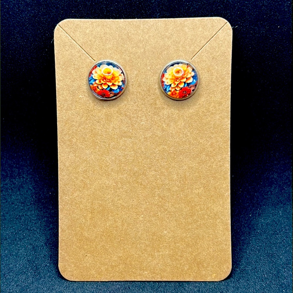 Flowers Stud Earrings